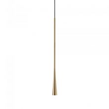 Drop oprawa wiszaca led 6W 540lm 2700K mosiądz matowy